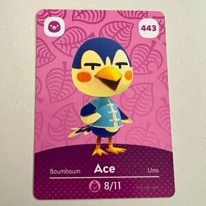 Nintendo Ace #443 Animal Crossing Series 5 amiibo Card